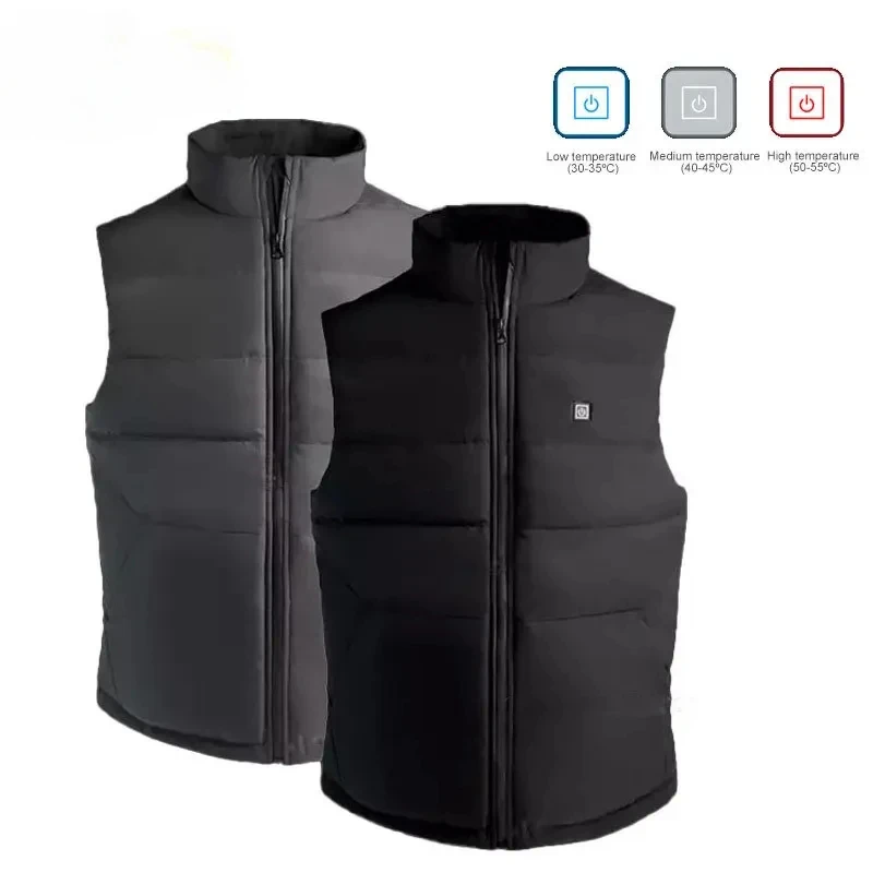 Xiaomi SKAH 4-Area di riscaldamento grafene gilet riscaldato elettrico da uomo Outdoor Winter Warm USB Smart giacca riscaldante termostatica