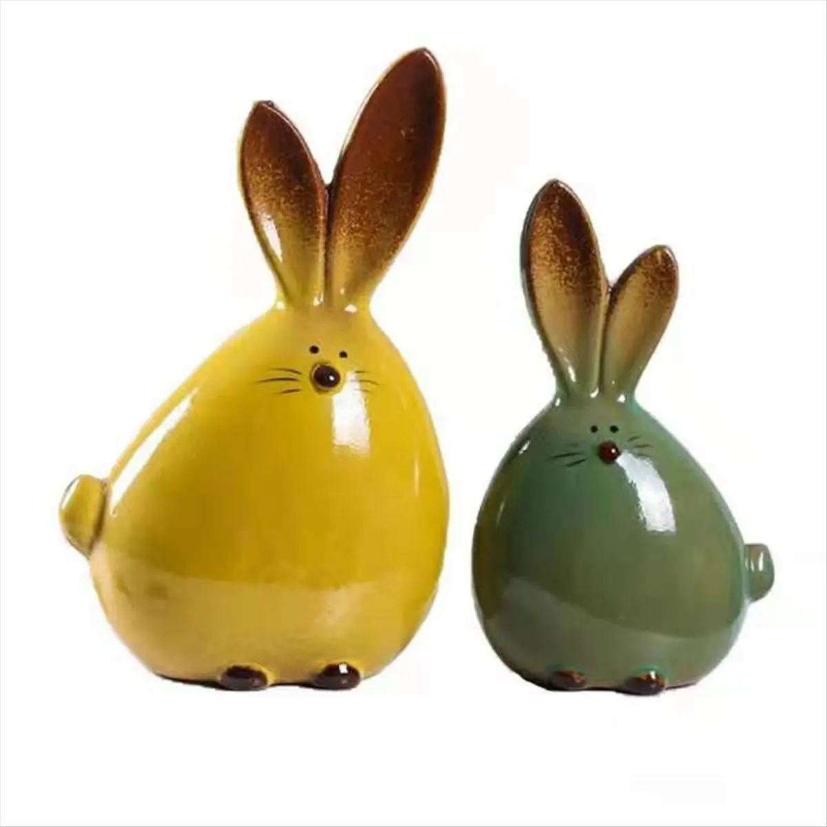 MALL Ceramic Figurine Home Decor Furnishing Animal Statues Porcelain Modern Art Home Decoration Crafts Gift