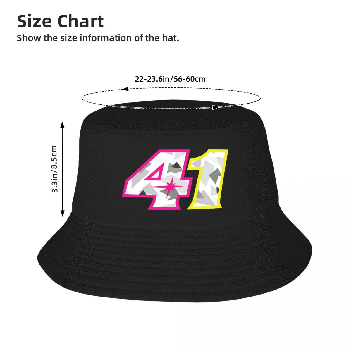 Aleix Espargaro Number 41 Bucket Hat Panama Bob Hats Outdoor Fashion Reversible For Summer Beach Fishing Unisex Fisherman Caps