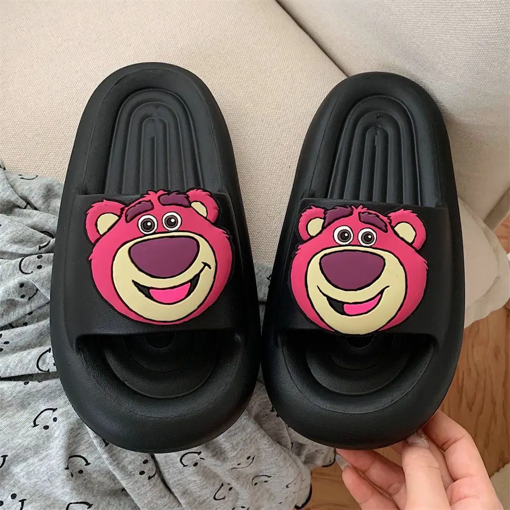 Cartoon Disney Toy Story cute Lotso simple fashion creative pattern light non-slip soft sole comfortable hard-wearing sandals