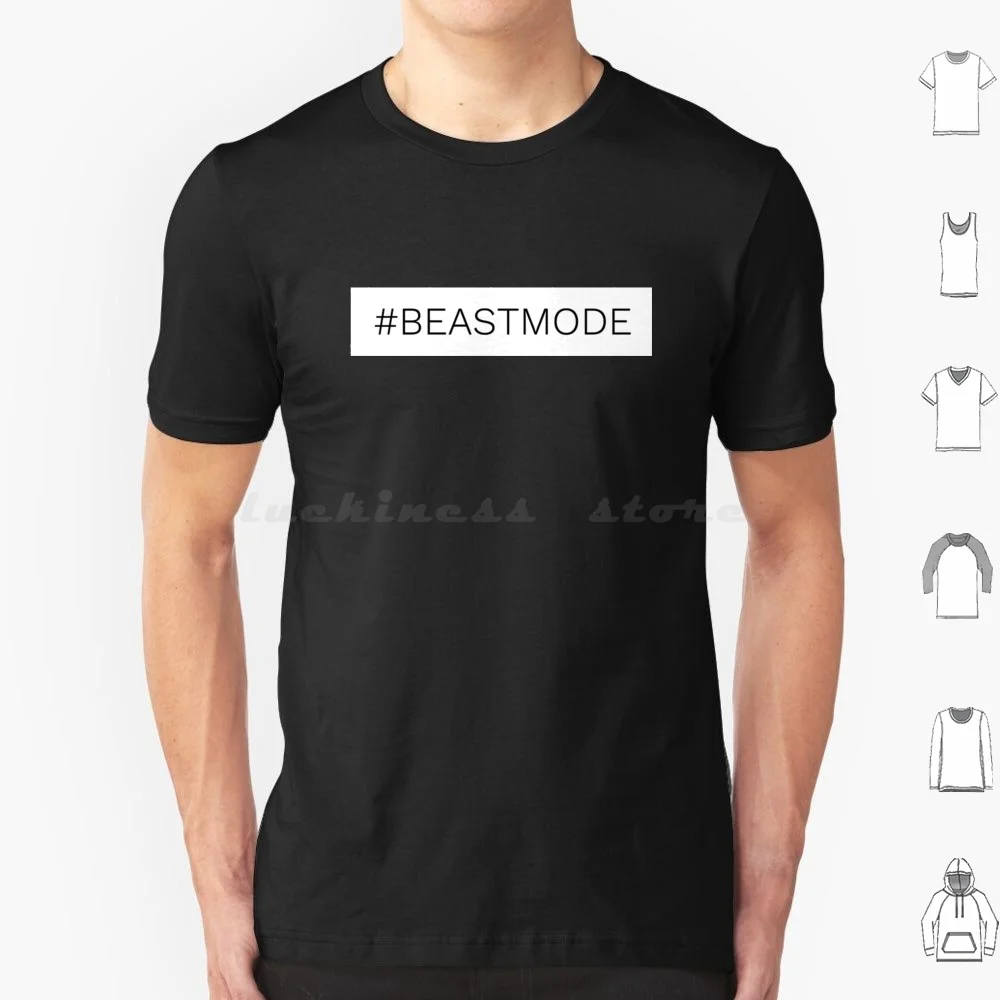 Beastmode T Shirt Big Size 100% Cotton Beastmode Gym Time Muscle Gains Exercise Weightlifting Powerlifting Training Lifting