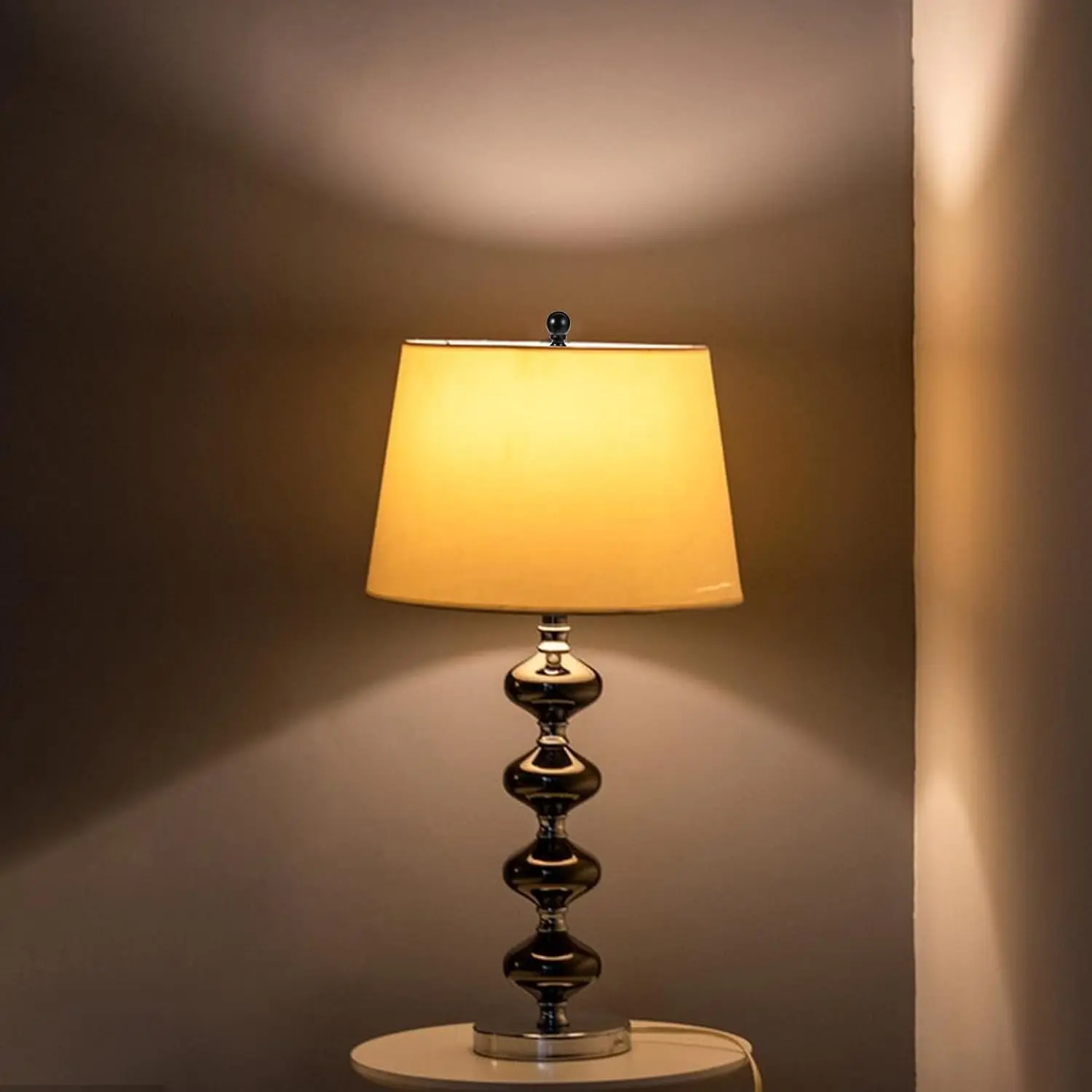 1-1/2インチランプフィニアルオイルラブドブラックボールノブシェード照明フィニアルフィニアルシェードフィニアルキャップノブデコ