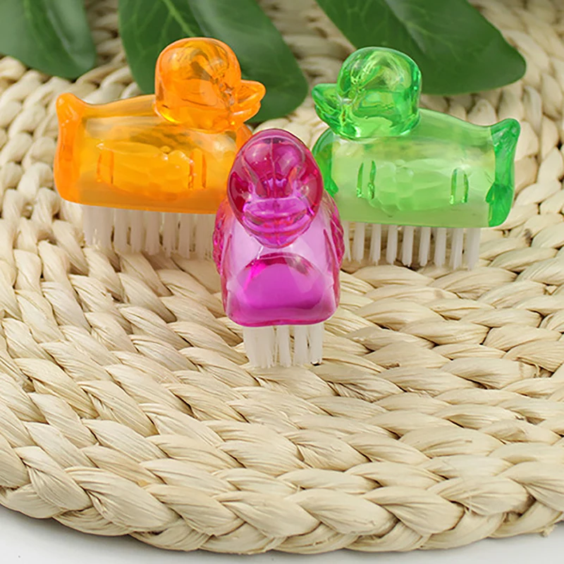 Animal Nail Brush Nail Art Manicure Pedicure Soft Remove Dust Plastic Cleaning Nail Brushes File Collar Brush Tools Set Salon
