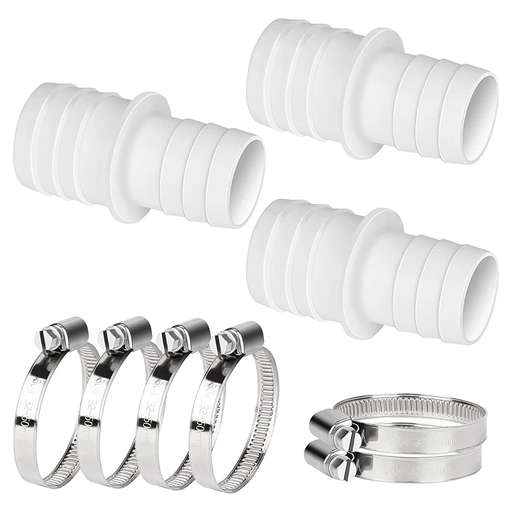 High Quality Hose Clamps Pool Hose Connector Practical Stainless Steel With 32-38 Mm 32mm To 38mm Brand New  High