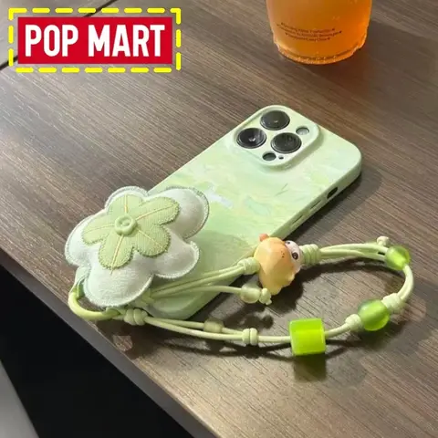Genuine Pop Mart Dimoo Moments In Bloom Series Decorative Charm Blind Box Fashion Phone Lanyard Collectible Gift
