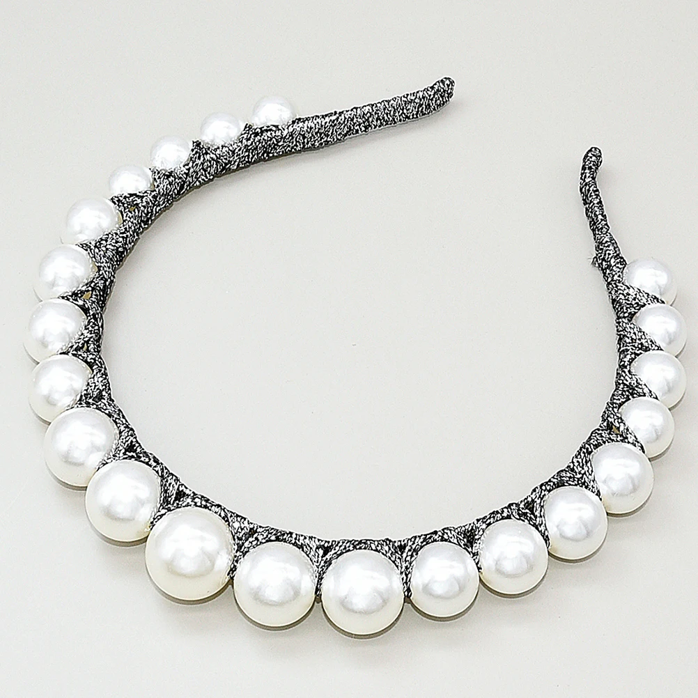 

Elegant Pearl Headband for Women Lightweight Hoop Fashion Party Decoration Special Occasion Durable Hair Accessory Perfect Gift