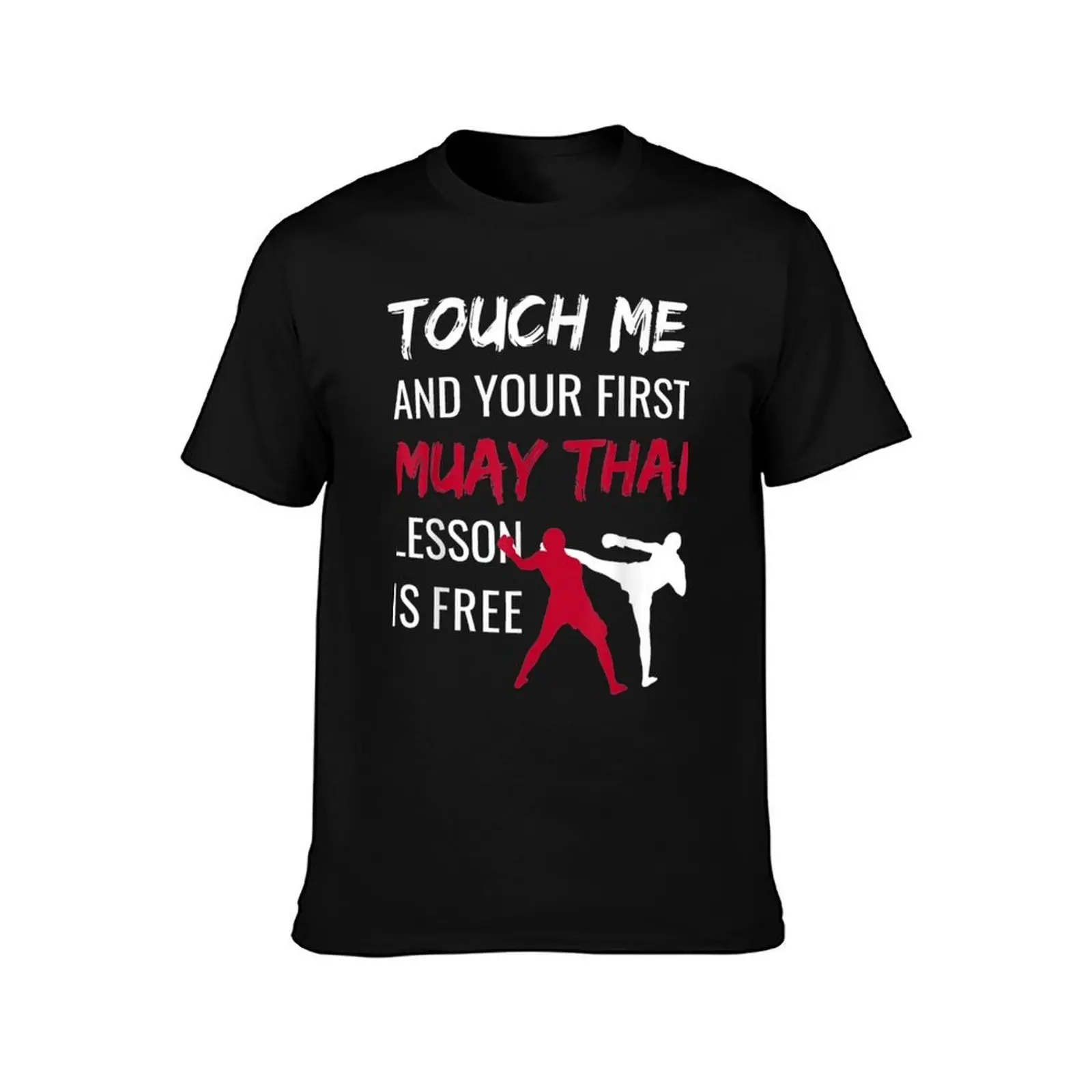 Funny Muay Thai . - Muay Thai Sensei Dojo . Gift T-Shirt, Summer Casual Cotton Tee, Oversized Streetwear Tops, Unisex Men Women