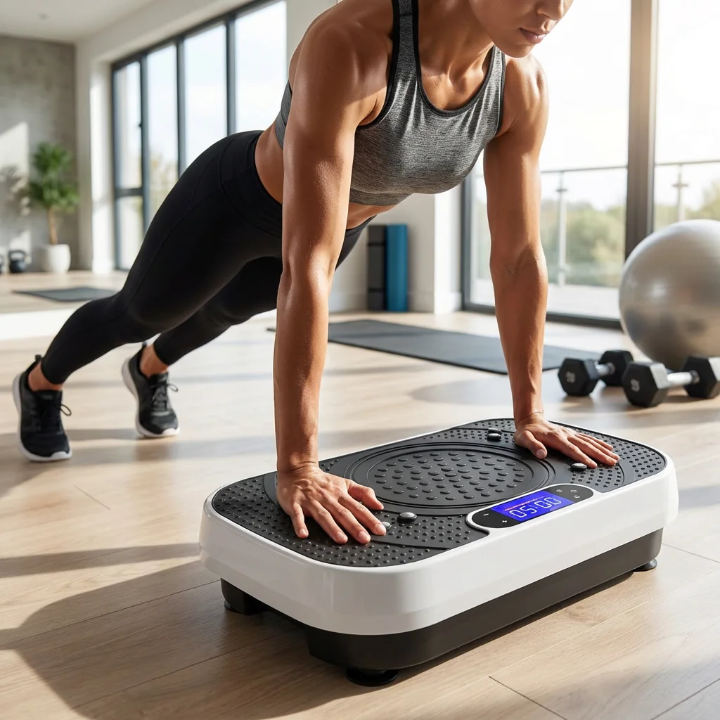 Vibration Plate for Lymphatic Drainage Full Body Massage Platform Machine