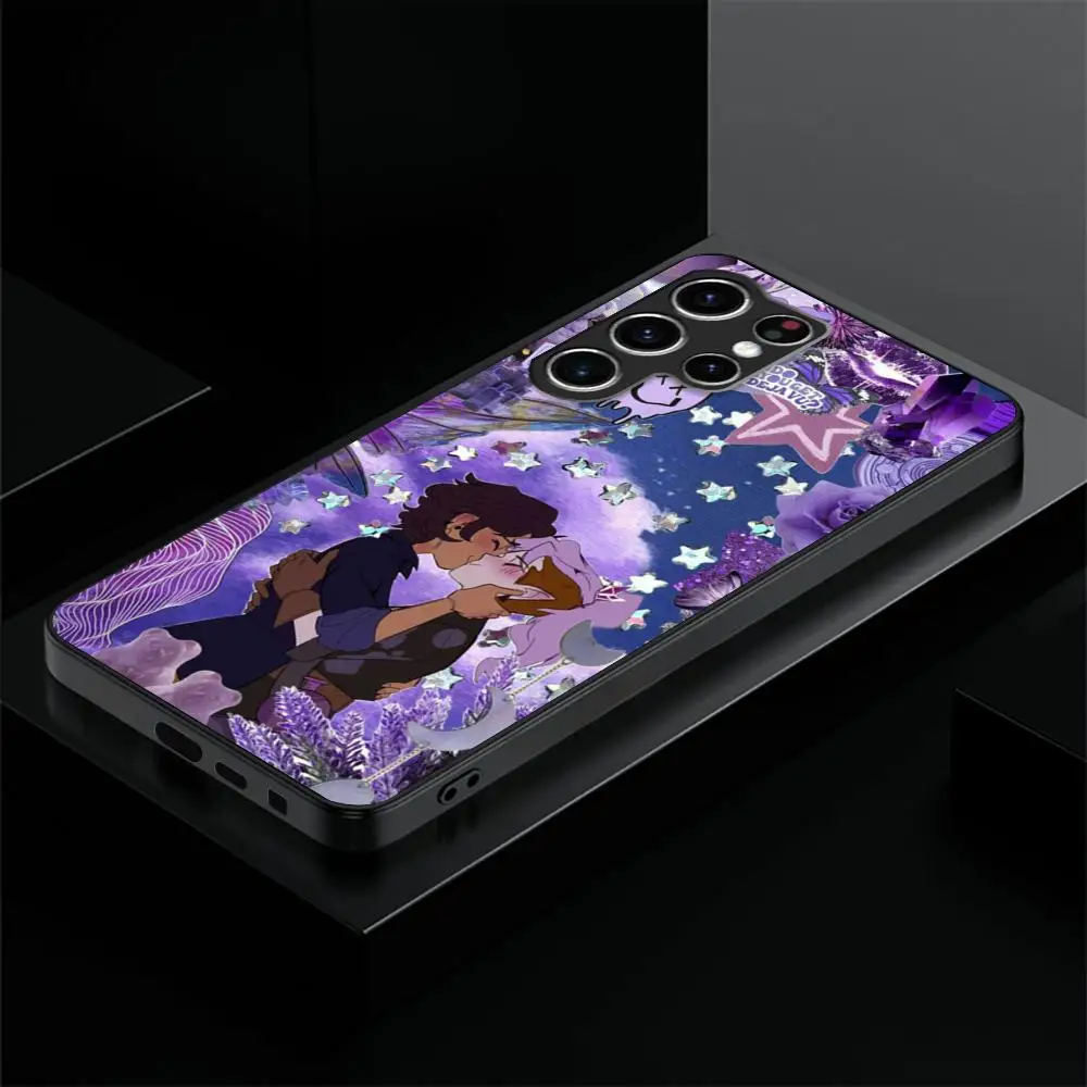 A-The Owl Houses Phone Case For Samsung Galaxy S23 S22 S21 S20 Plus Ultra M54 Note20 Soft Black Phone Cover