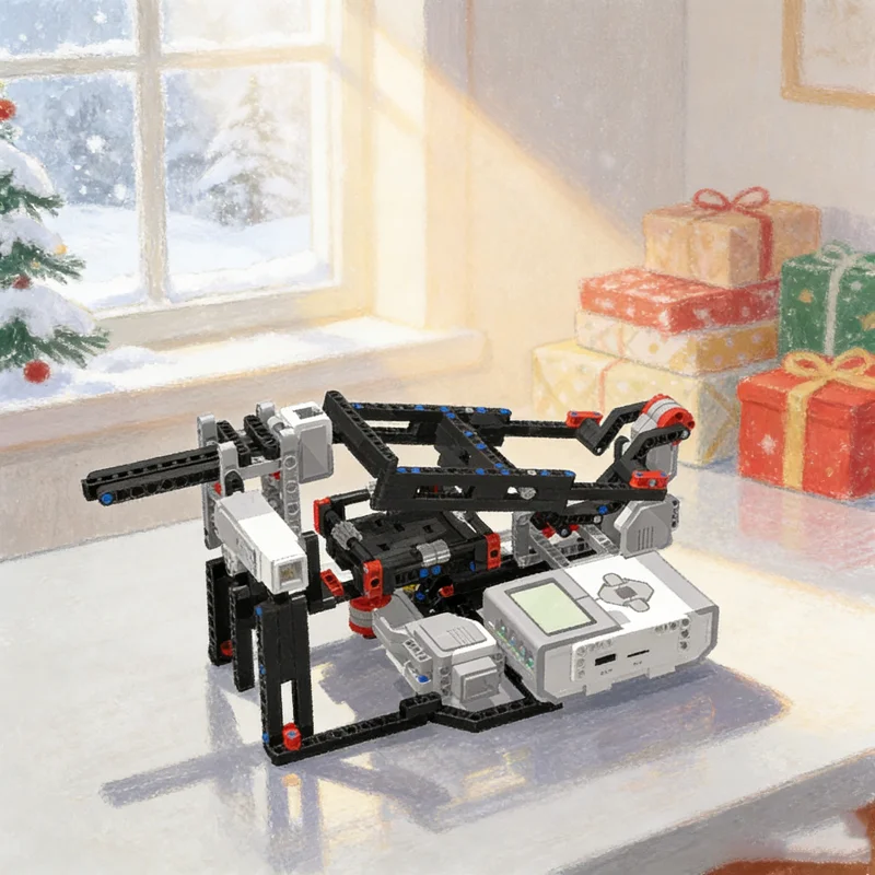 

318 шт. MOC Mindstorms Рубик S Cube Solver Модель Строительные блоки Конструкция Рождественский подарок Творческая идея Развивающие игрушки Кирпич