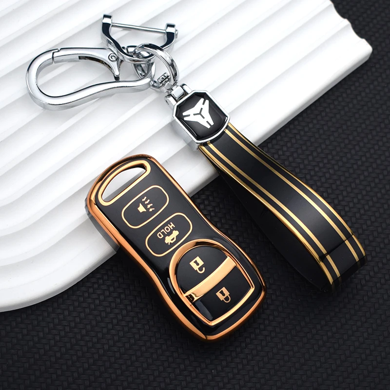 TPU Car Key Cover Case For Nissan Tiida Sentra X-trail T30 Altima Frontier Armada Maxima For Infiniti QX56 JA60 FX35 Accessories