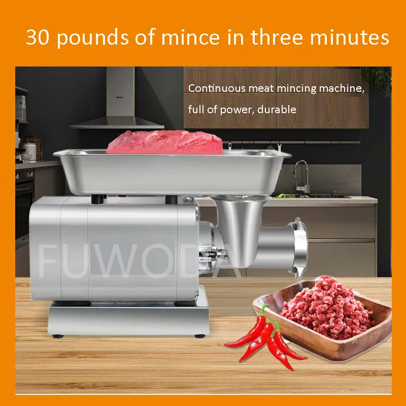 Electric Desktop Meat Grinder Machine Commercial Home Vegetable Crusher Mixer Grinder Chopper Automatic Food Processors Blenders