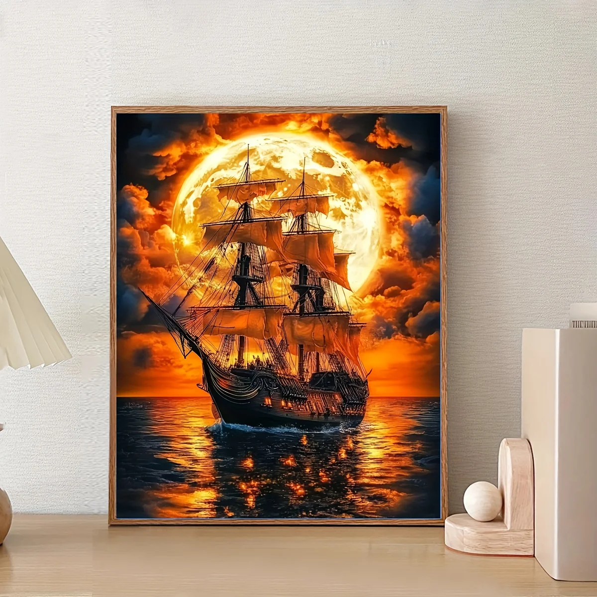 

500/1000/1200/2000PCS Puzzles for Adults Evening Ships on The Sea,Jigsaw Puzzles Brain Challenge Game Gift Home Decor