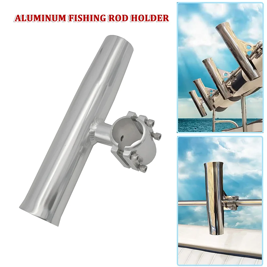 

Алюминиевый держатель для удочки на лодке для рельсов от 5/4 до 2 дюймов, регулируемый сверхмощный зажим, основание для удочки, морское оборудование