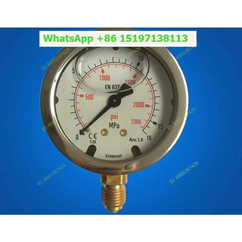 Injection Molding Machine Die Casting Machine MBB06U-250 Liquid Filling Shockproof Pressure Gauge MBB06U Y-60