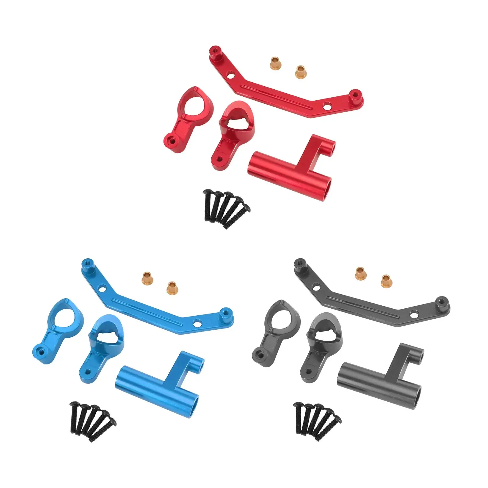 RC Car Steering, Assembly Easy Installation, Fitting Metal, Direct Replaces, High Performance, Steering Components RC Parts