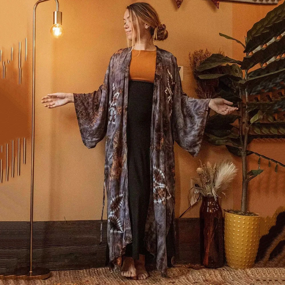 

Women's Kimono Swimsuit Cover Up Summer Beach Coverups 2025 Bathing Suit Casual Loose Cardigans for Swimwear