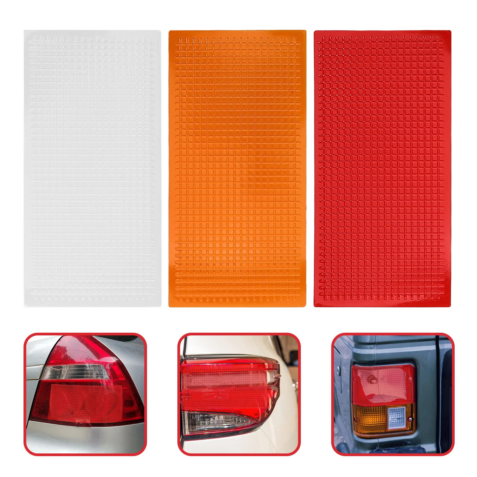 

1Set Auto Lens Repair Kit Tail Light Repair Tool Universal Fit Restoration for Car Lights Self-Adhesive Film Crack Discoloration