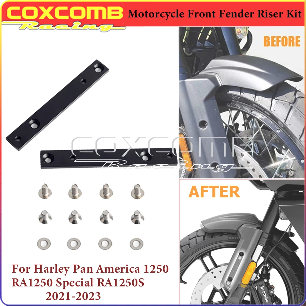 Spatbord 25Mm Liften Beugel Kit Voor Pan Amerika 1250 Speciale Ra1250 Ra 1250 S 2021-24 Motorfiets Voorspatbord Riser Kits Aluminium