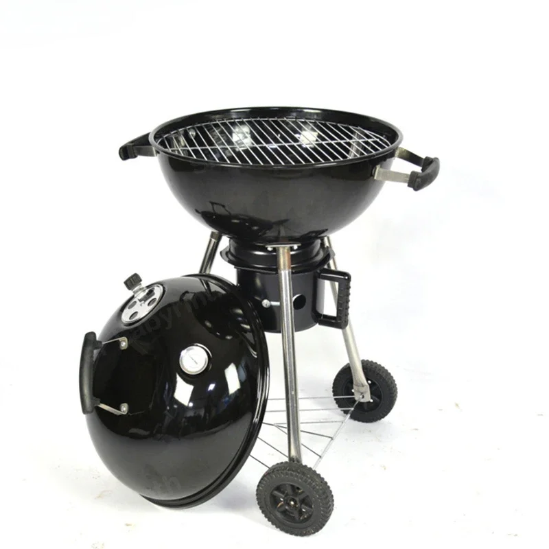 Kettle Charcoal Grill 18.5‘’ BBQ Portable Grill Outdoor Barbecue Cooking Grilling Smoker Backyard Garden Camping Picnic Barbecue