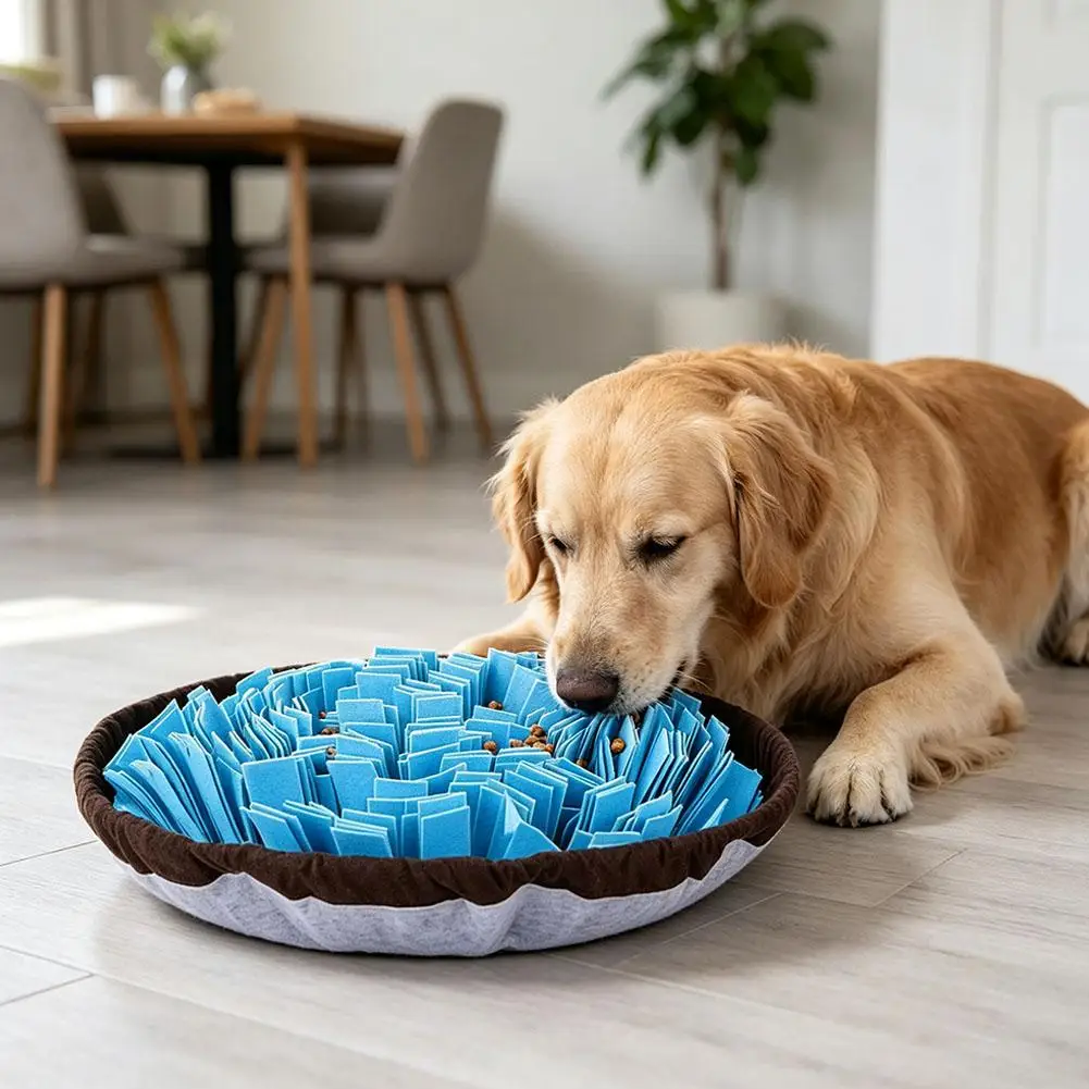 Pet Foraging Mat Dogs Cats Interactive Brain Boosting Feed Game Nosework Training Slow Eating Travel Toy