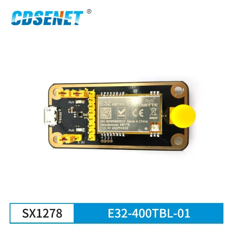 USB Test Board 433MHz 470MHz UART Wireless Module E32-400TBL-01 Development Test Board Kit