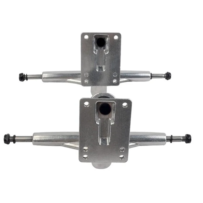 FIN-r1 زوج شاحنة Longboard ذات الطابقين مقاس 7 بوصة حامل لوح التزلج شاحنة صب الجاذبية #6