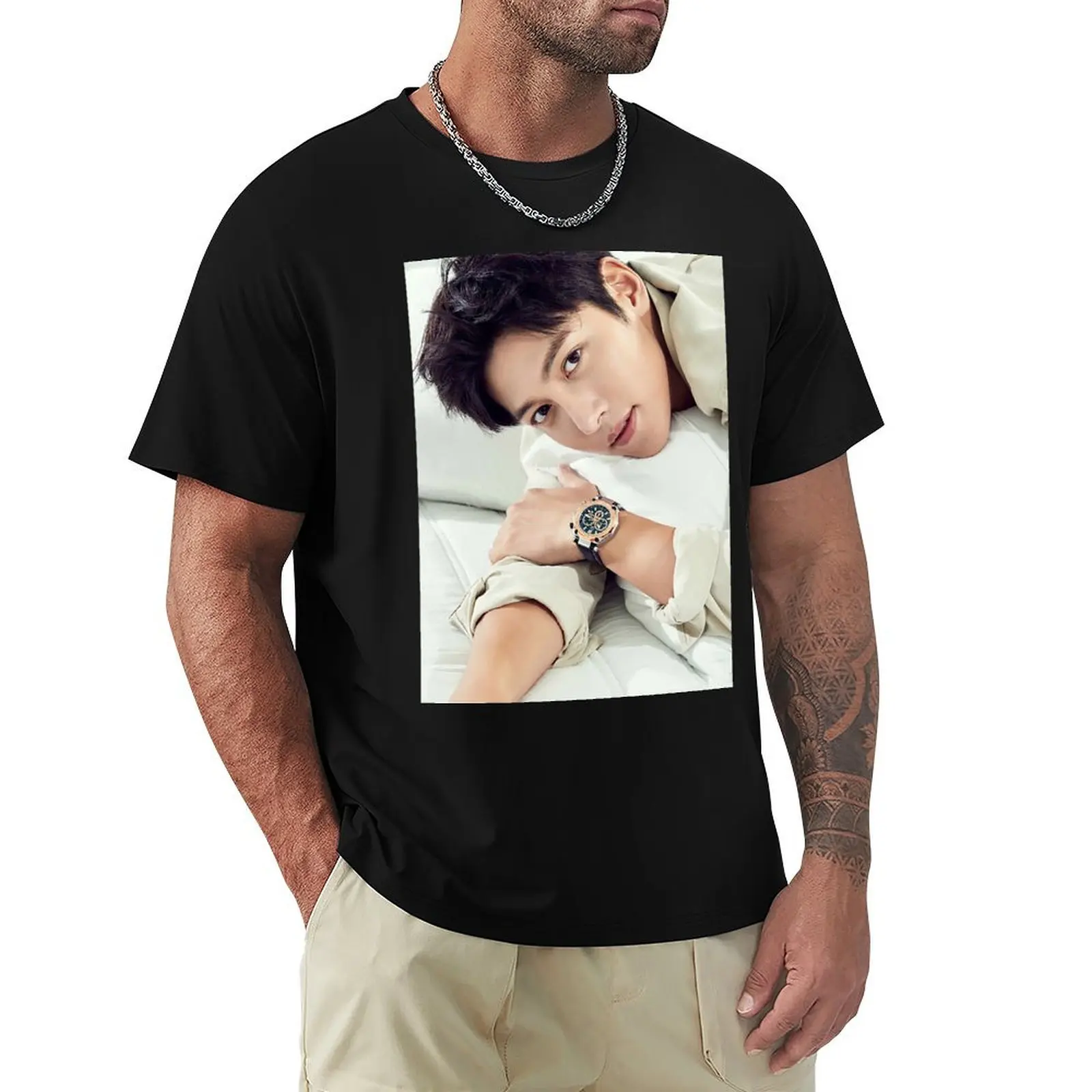 Ji Chang Wook T-Shirt Basic Lightweight Short Sleeve Tee