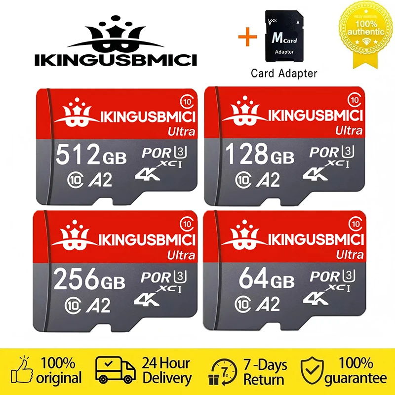 

TF Cards Memory Card Micro SD Card SD Cards 32GB 64GB 256GB 512GB Original A2 for Driving Recorder Nintendo Switch Phone