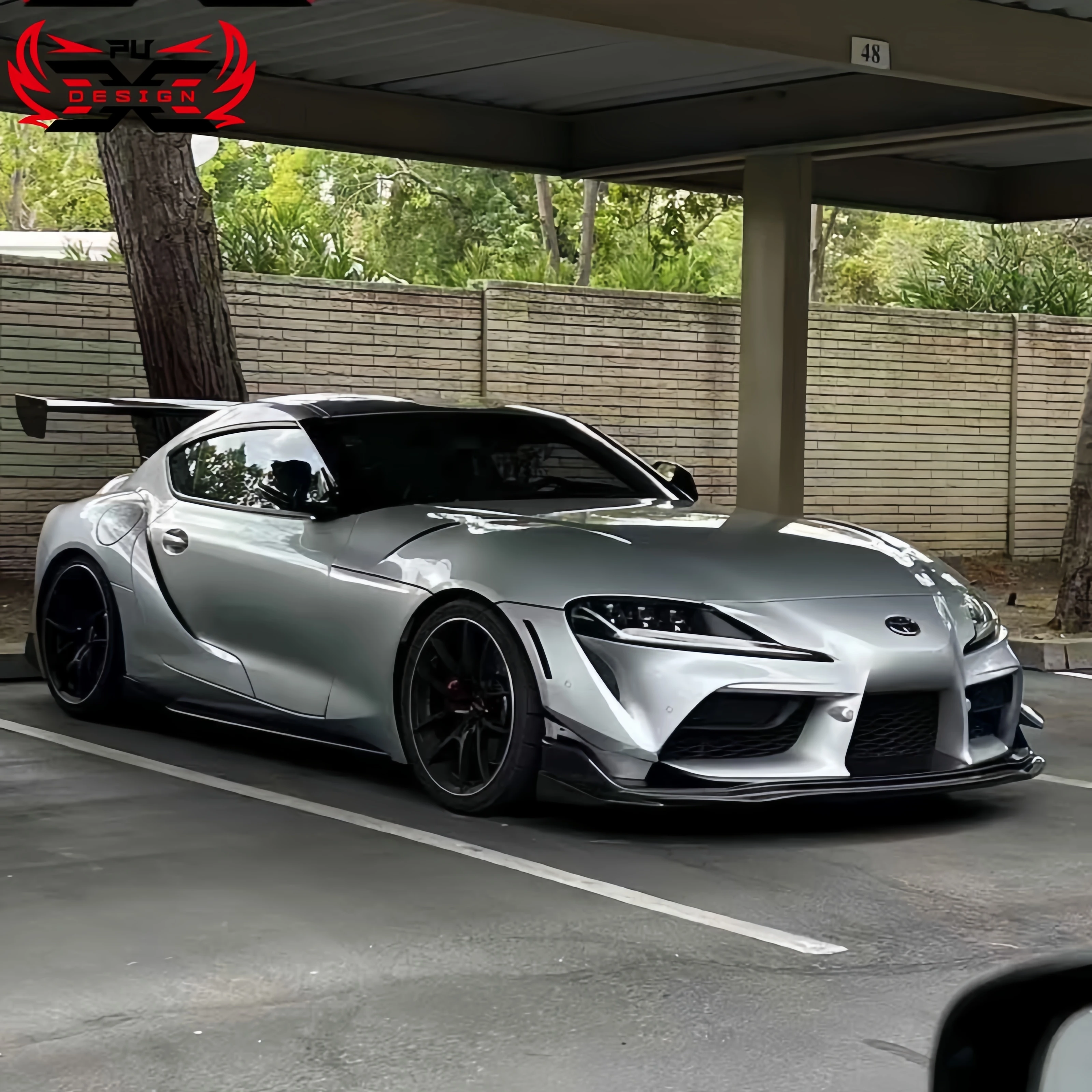 Carbon Fiber VRS Style Front Lip Splitter For  Supra A90 A91 Mk5 Bumper Spoiler A90 Accessories Body Kits