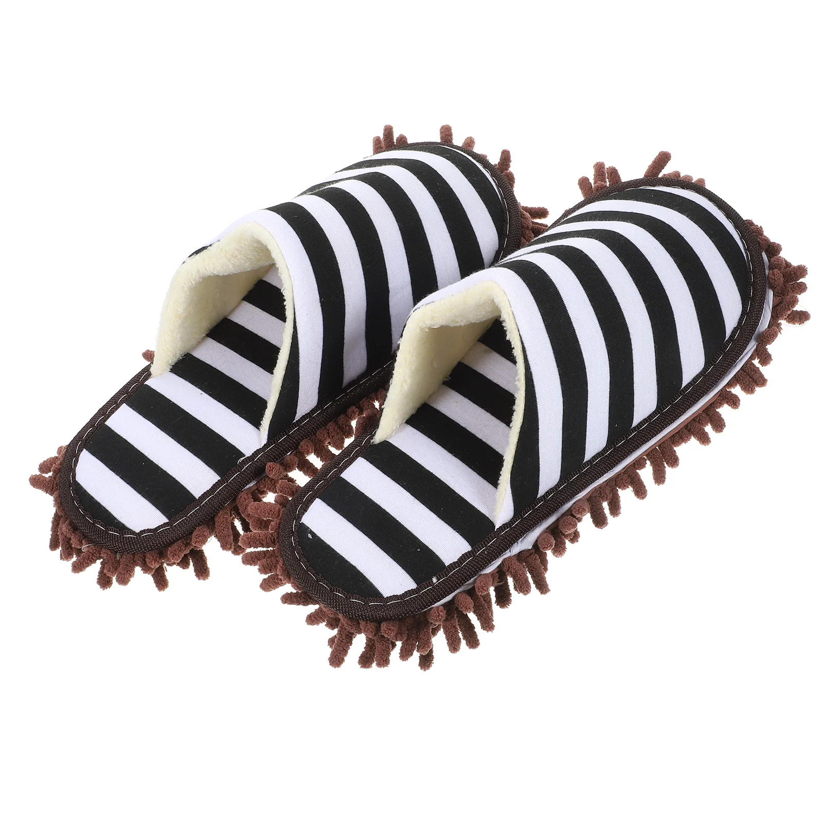 

1 Pair Practical Mop Slippers Reusable Washable For Wood Ceramic Tile Vinyl Floors Household Cleaning Lazy Mopping Shoe Covers