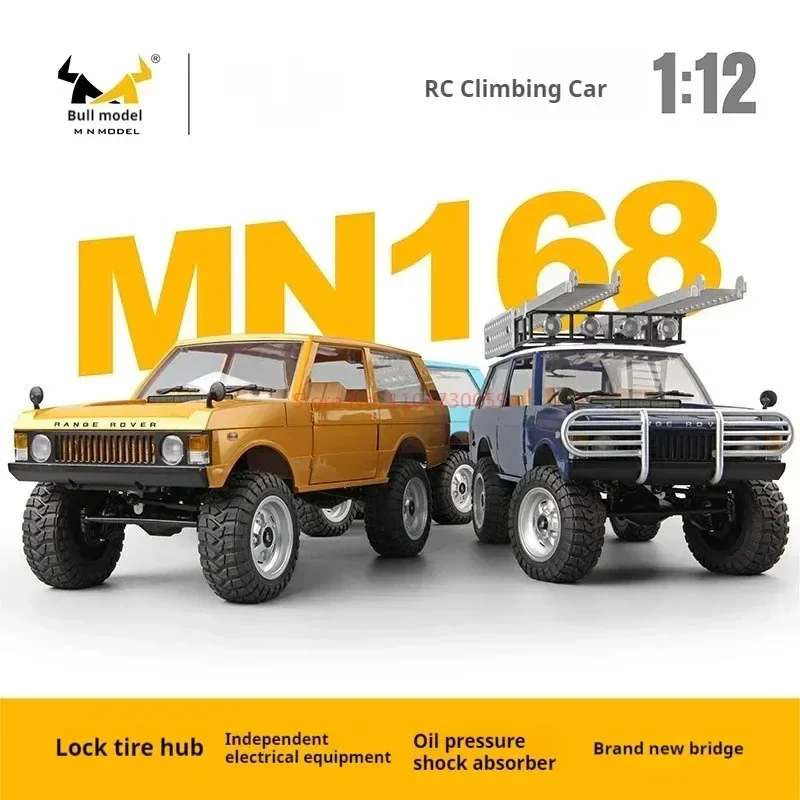 Mn168 New 1:12 First Generation Range Rover Rc Remote Control Vehicle All Terrain Crossing Climbing Vehicle With Door Bridge