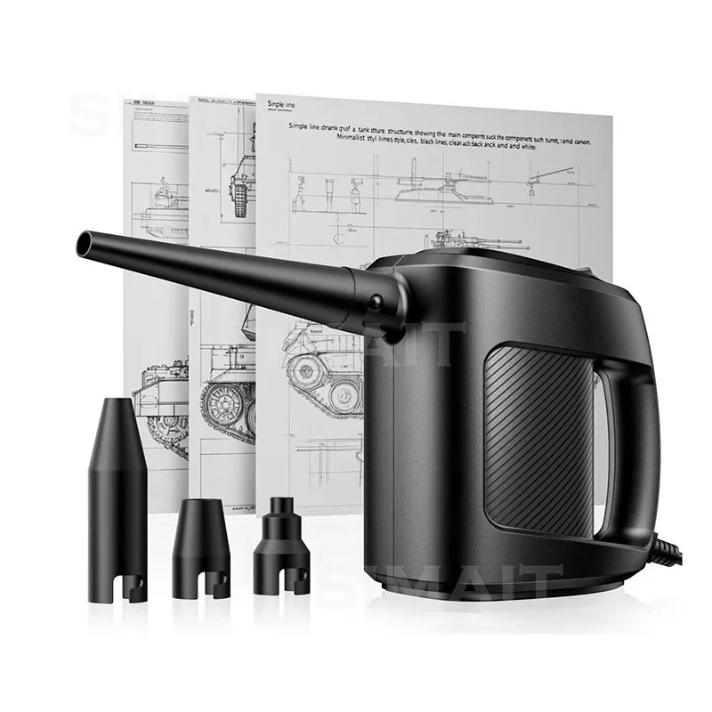 US/EU/UK  High-power Handheld Wired Dust Blower Set, Cleaning Computer Case, Portable Car