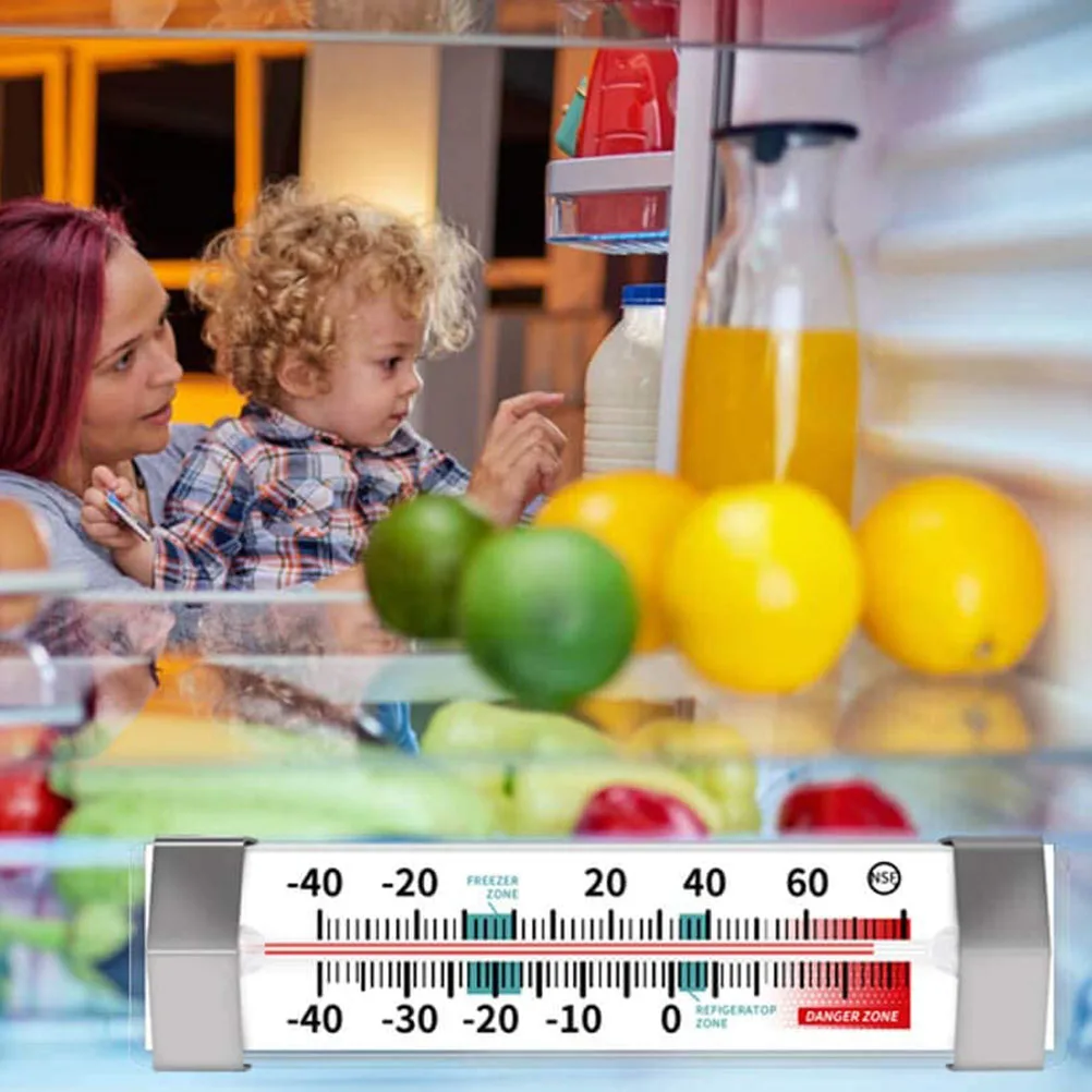

2PCS Fridge Refrigerator Freezer Thermometer for Fridge Freezer Chiller Cooler Temperature Gauge