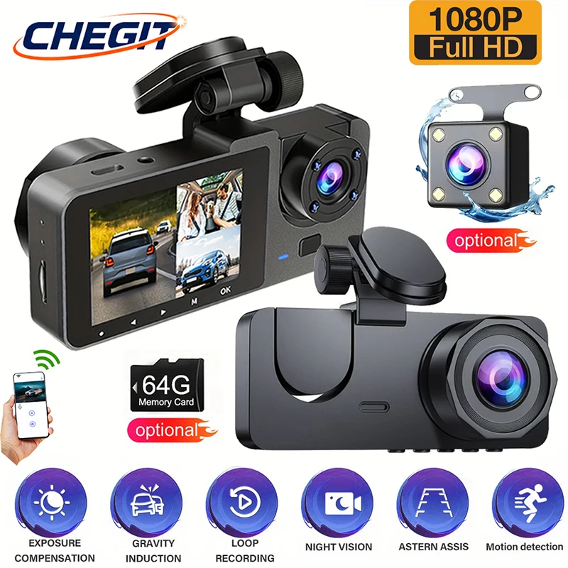 Wifi 2/3Camera Dash…