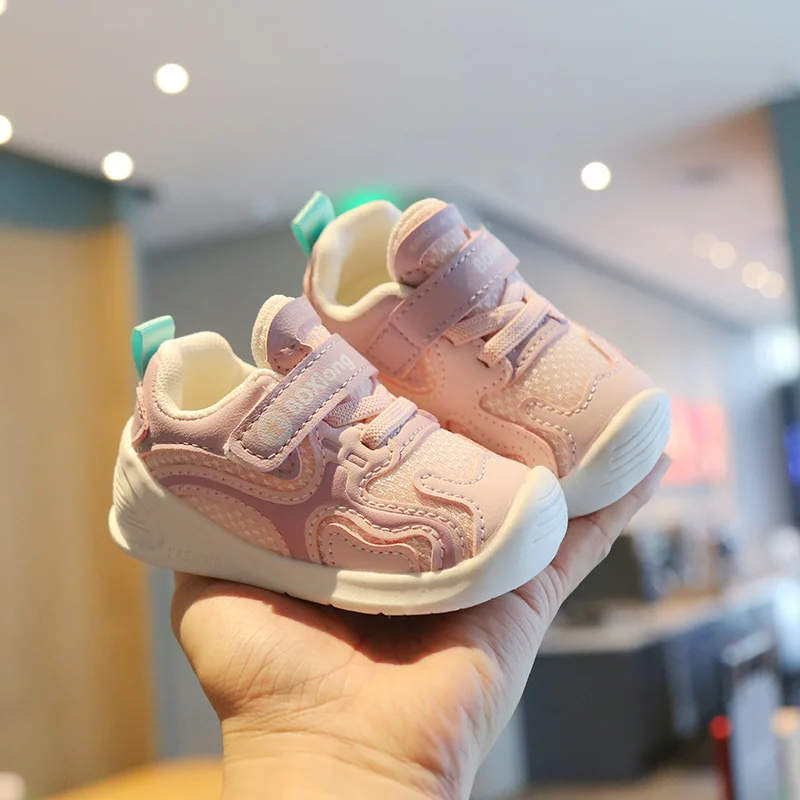 2024New Baby and Infant Toddler Shoes Baby Girl Soft Sole Sneakers Boy Coolname Sneaker Toddler Shoes for Baby Generation