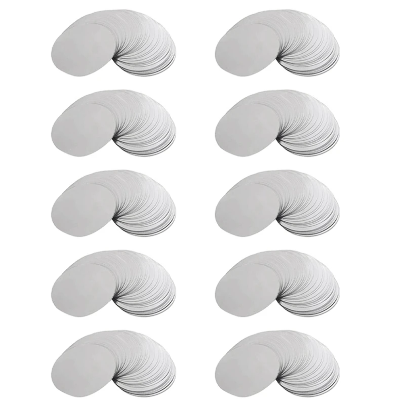 

1500 Pcs 3 Inch Silver Wine Pourer Discs Drip-Proof Drip Pouring Pour Spout Pour Wine Thin Slice