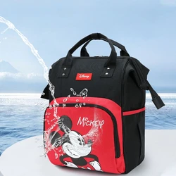 Disney Minnie Mickey Mouse Backpack Anime Large Capacity Travel Mommy Bag Women's Backpack Cartoon Kids Bag Schoolbag Gift