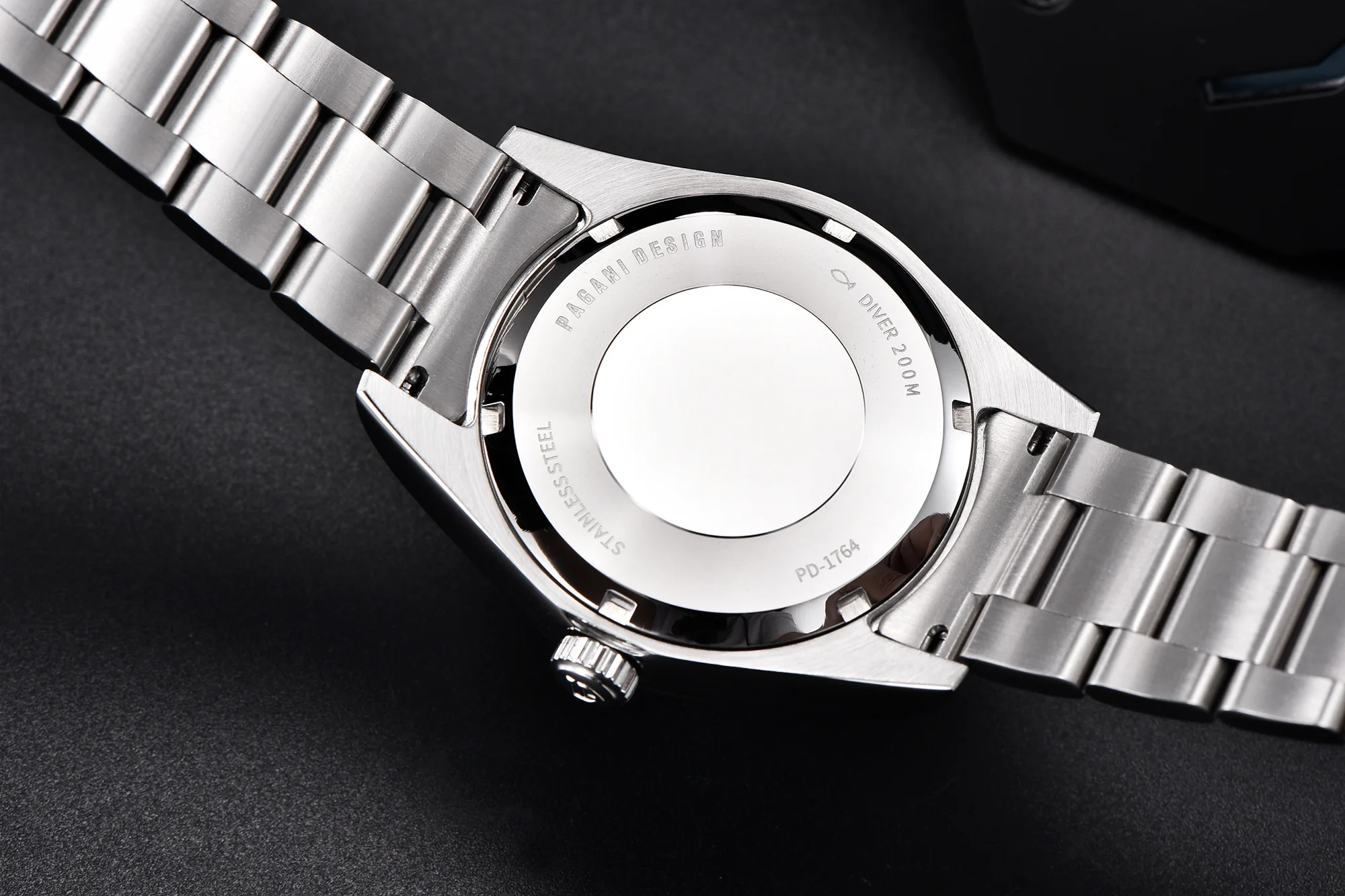 PAGANI DESIGN 2026 New Luxury Automatic Mechanical Men Watch Stainless Steel V2 Sapphire Crystal CS 20Bar Reloj Hombte