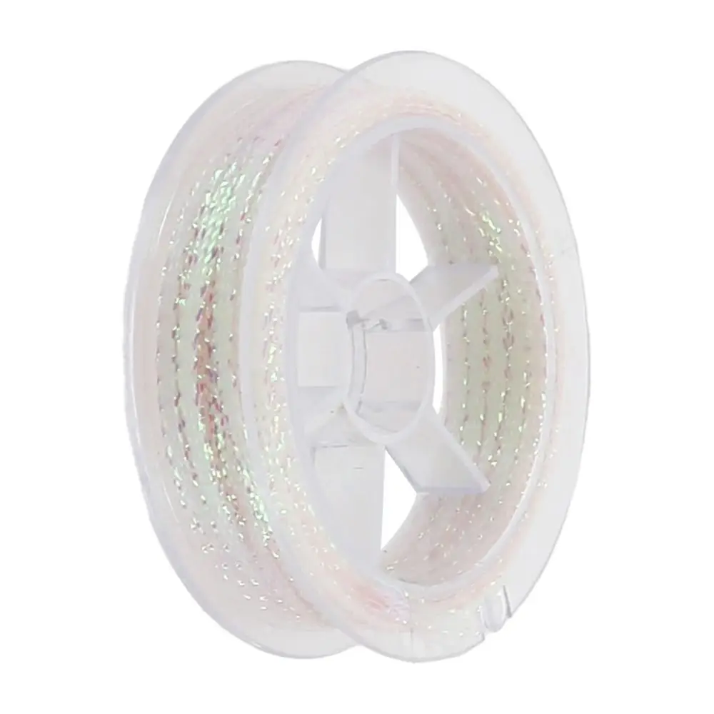

Glow Flash Fish-Scale Shining Strip Iridescent Flashbou Synthetic Corrugated Flash Strands Imitation 3mm 8m Fly Tying Materials
