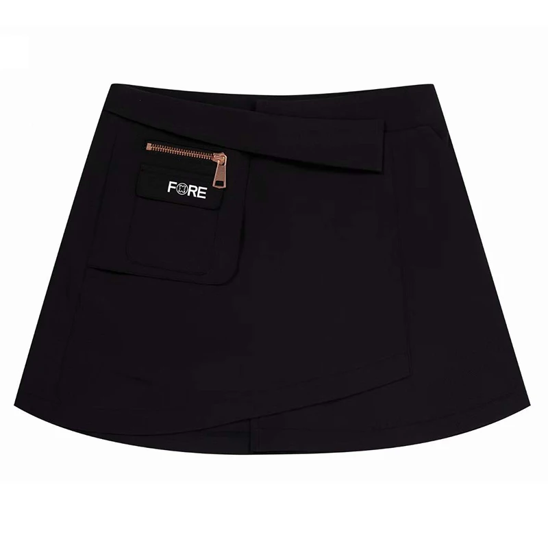 

Spring/Autumn New Golf Women's Outdoor Sports Shorts Interior Interlining Skirt Fashionable and Versatile A-line Half Skirt