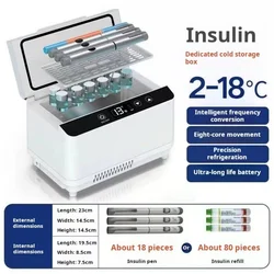 Insulin drug refrigerated box, double-layer super large capacity, household, mobile refrigerator for car travel, insulin refrige