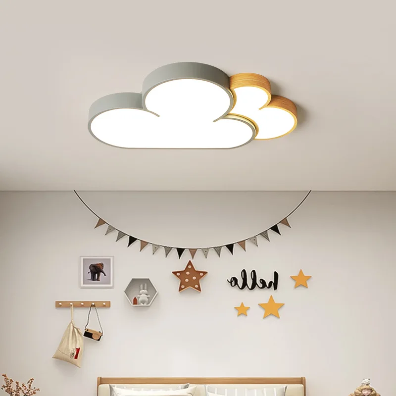 

Скандинавские деревянные цветные потолочные лампы, современная люстра для спальни, детской комнаты, гостиной, кабинета, коридора, домашний декор, светильник для детской комнаты