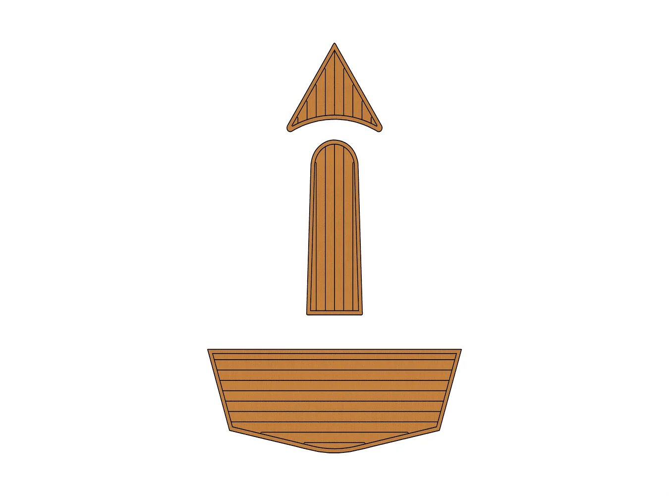 

2001-2004 Tige 22I Type R 1/4 дюйма, 6 мм, пена EVA, нескользящий морской коврик из тикового дерева, настил из ПВХ, водный ковер, морской пол