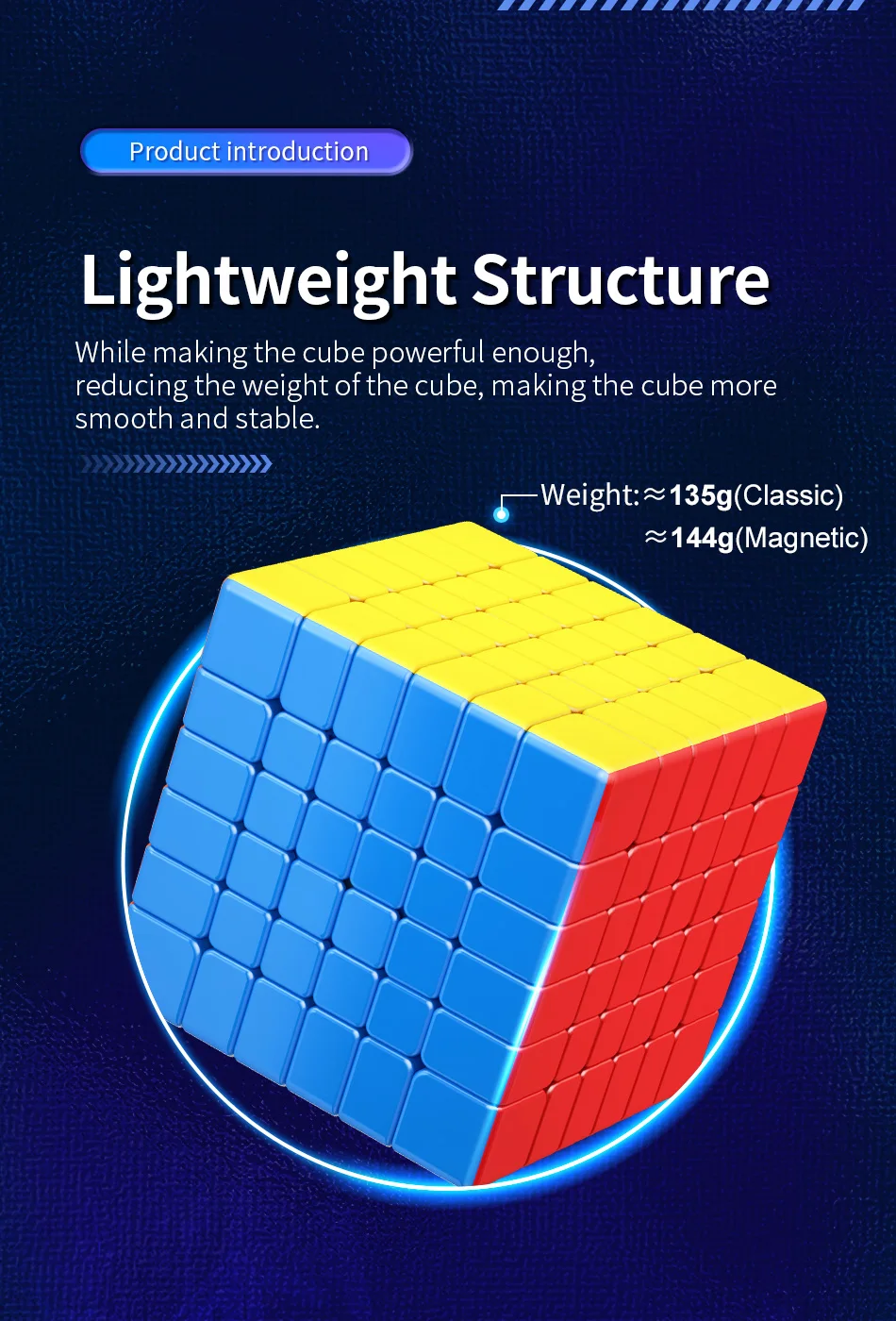Cubo Mágico Profissional Speed Mei Long - Magic Cube | Frete Grátis
