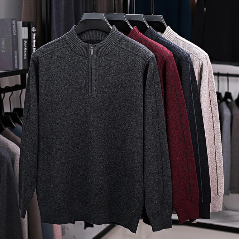2025 Nuovo maglione lavorato a maglia caldo da uomo per l'autunno e l'inverno
