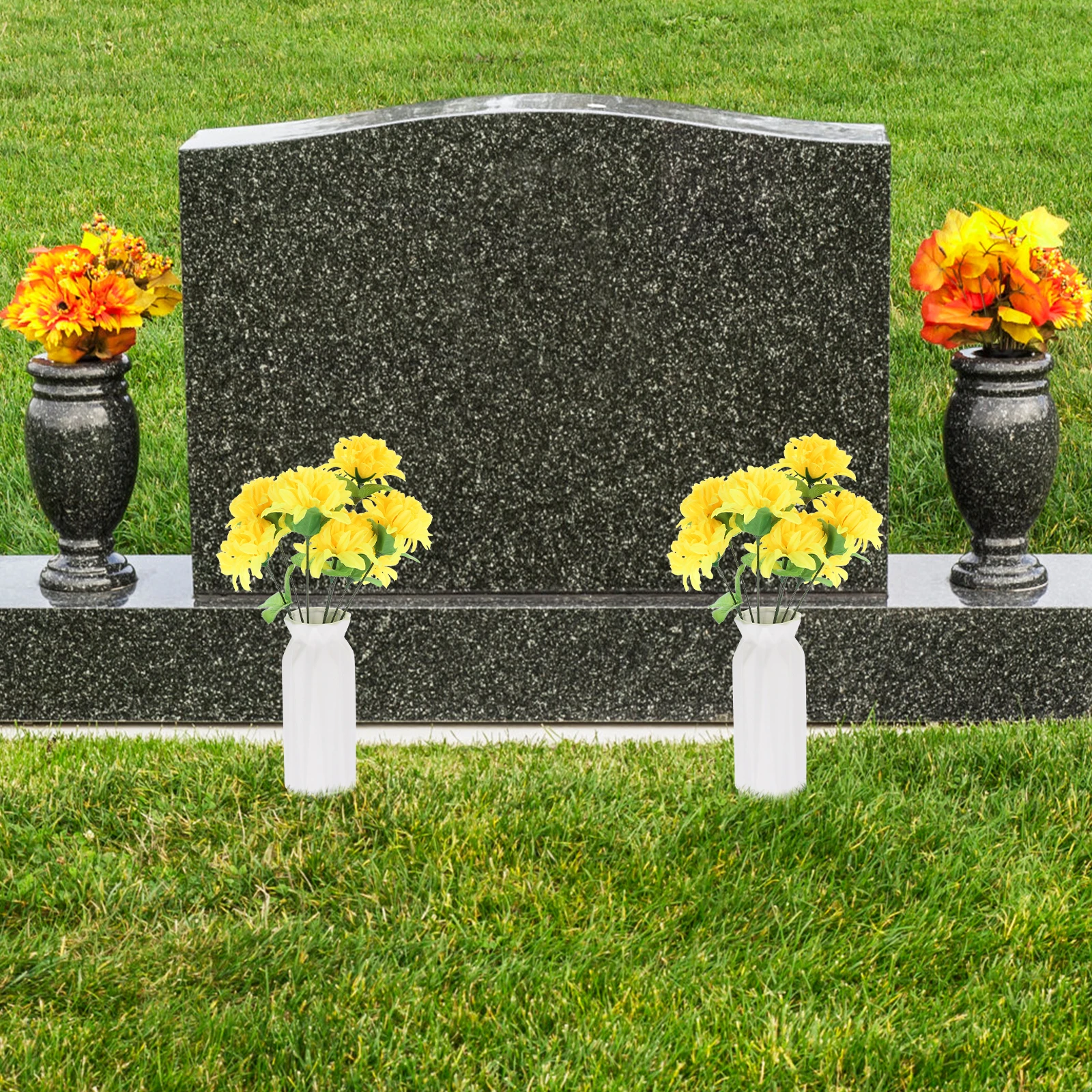 

Simulated Chrysanthemum Bouquet Cemetery Bouquets Artificial Flowers Grave Chrysanthemums for Decoration Decorations Outdoor