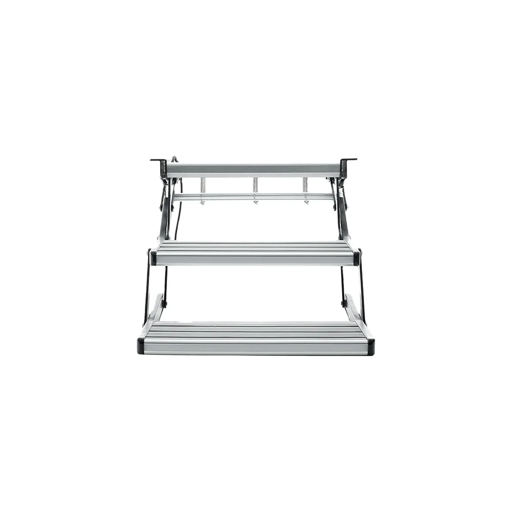 CE تصنيع RV خطوات كهربائية خطوات الألومنيوم قافلة خطوة مزدوجة لقافلة Motorca RV سلم السفر مقطورة دخول المدخل #1