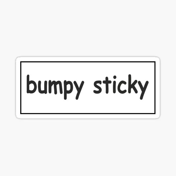 Bumpy Sticky Bumper Sticker  5PCS Stickers for Funny Living Room Window Luggage Art Decor  Stickers Cartoon Water Bottles Kid