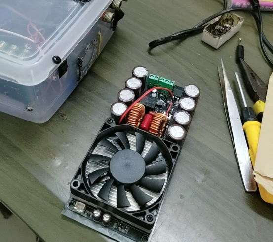 HIFI single voltage stereo high power class D digital power amplifier board 1000W/1500W with relay protection